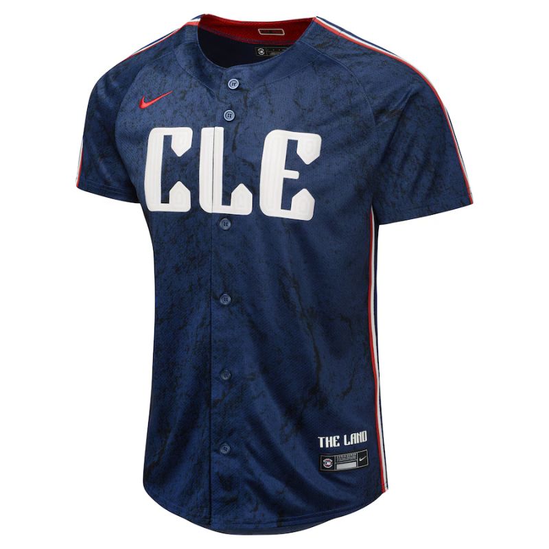 Cleveland Guardians Navy Jersey front