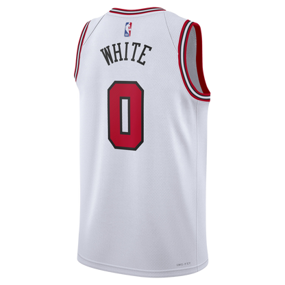 Chicago Bulls White Association Jersey Coby White #0