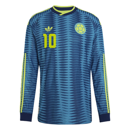 Colombia 2026 Away Long Sleeve Jersey James Rodríguez #10