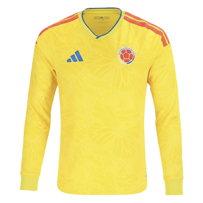 Colombia 2026 Home Long Sleeve Jersey