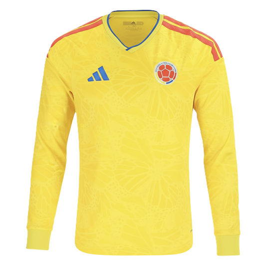 Colombia 2026 Home Long Sleeve Jersey