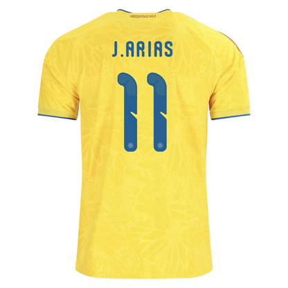 Colombia 2026 Home Jersey Jefferson Jhon Arias #11