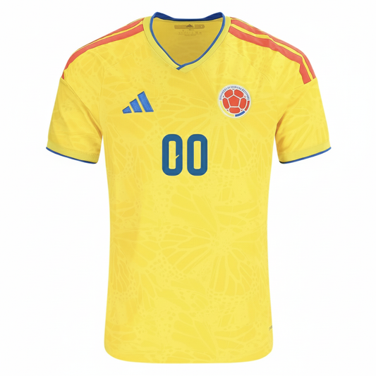 Colombia 2026 Home Jersey Custom
