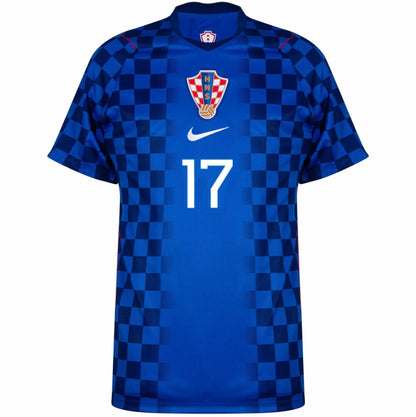 Croatia 2026 Away Jersey Petar Sučić #17