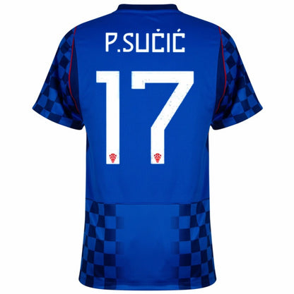 Croatia 2026 Away Jersey Petar Sučić #17