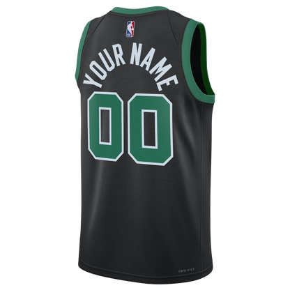 Boston Celtics Black Statement Jersey Custom