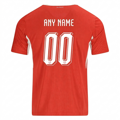 Switzerland 2026 Home Jersey Custom