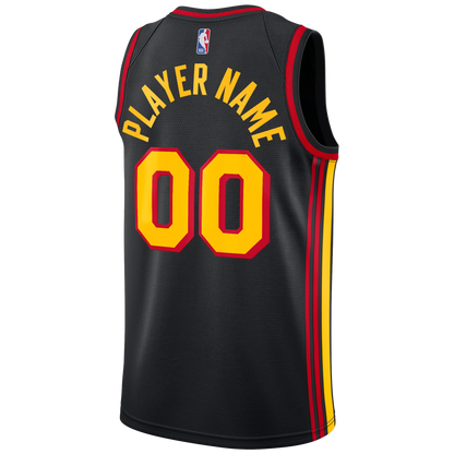 Atlanta Hawks Black Statement Jersey Custom