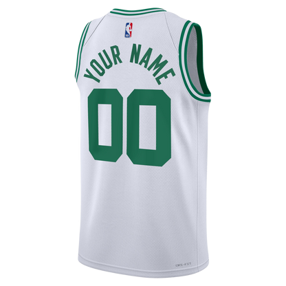 Boston Celtics White Association Jersey Custom