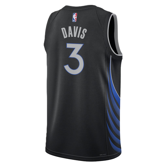Dallas Mavericks Black 2025-2026 City Edition Jersey Anthony Davis #3