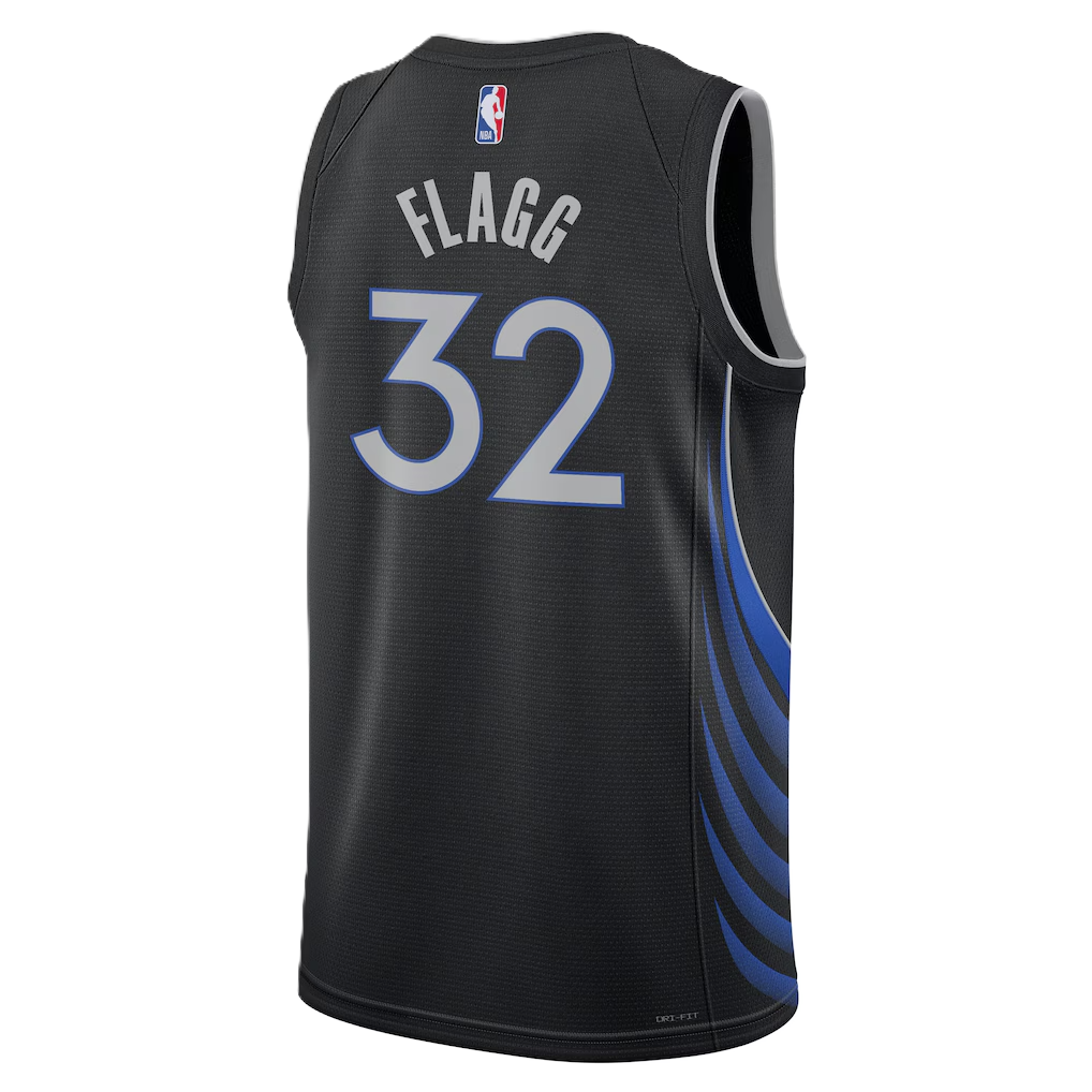 Dallas Mavericks Black 2025-2026 City Edition Jersey Cooper Flagg #32