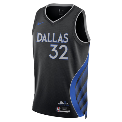 Dallas Mavericks Black 2025-2026 City Edition Jersey Cooper Flagg #32