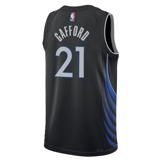 Dallas Mavericks Black 2025-2026 City Edition Jersey Daniel Gafford #21