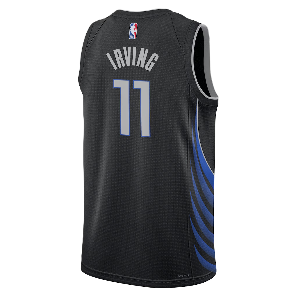 Dallas Mavericks Black 2025-2026 City Edition Jersey Kyrie Irving #11
