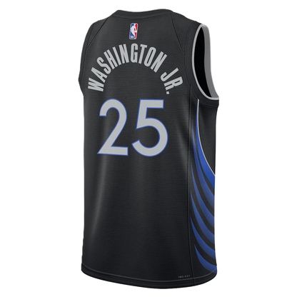 Dallas Mavericks Black 2025-2026 City Edition Jersey P.J. Washington Jr. #25