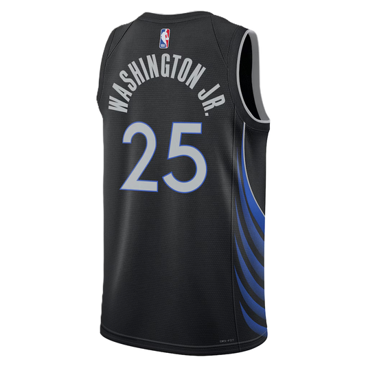 Dallas Mavericks Black 2025-2026 City Edition Jersey P.J. Washington Jr. #25
