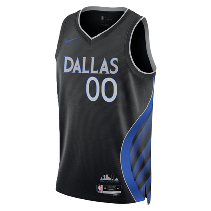Dallas Mavericks Black 2025-2026 City Edition Jersey Custom