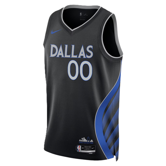 Dallas Mavericks Black 2025-2026 City Edition Jersey Custom
