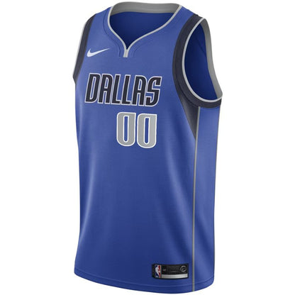 Dallas Mavericks Blue Icon Edition Jersey Custom front