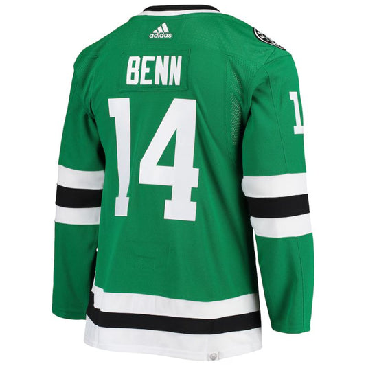 Dallas Stars Home Jersey Benn #14 back