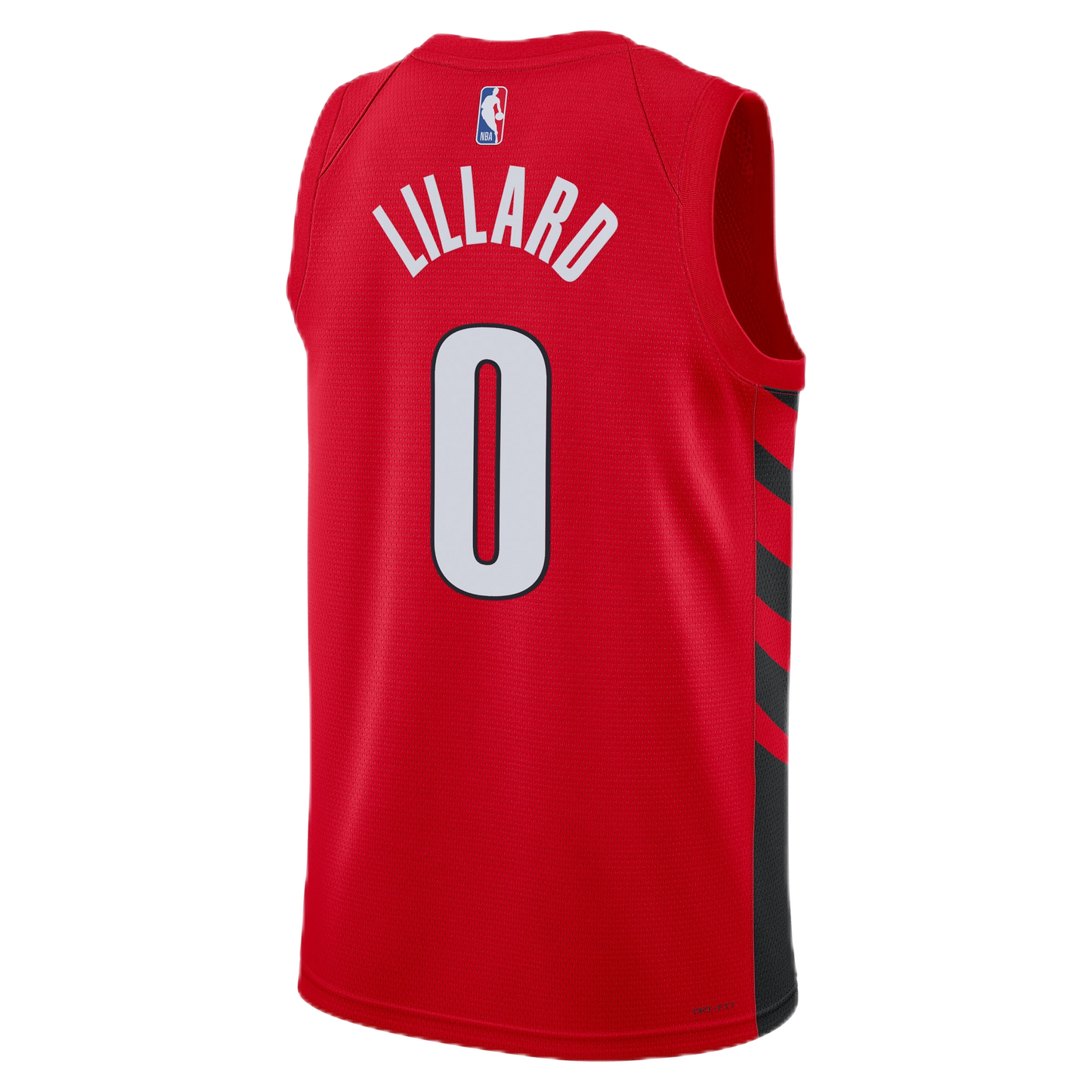 Portland Trail Blazers Red Statement Jersey Damian Lillard #0