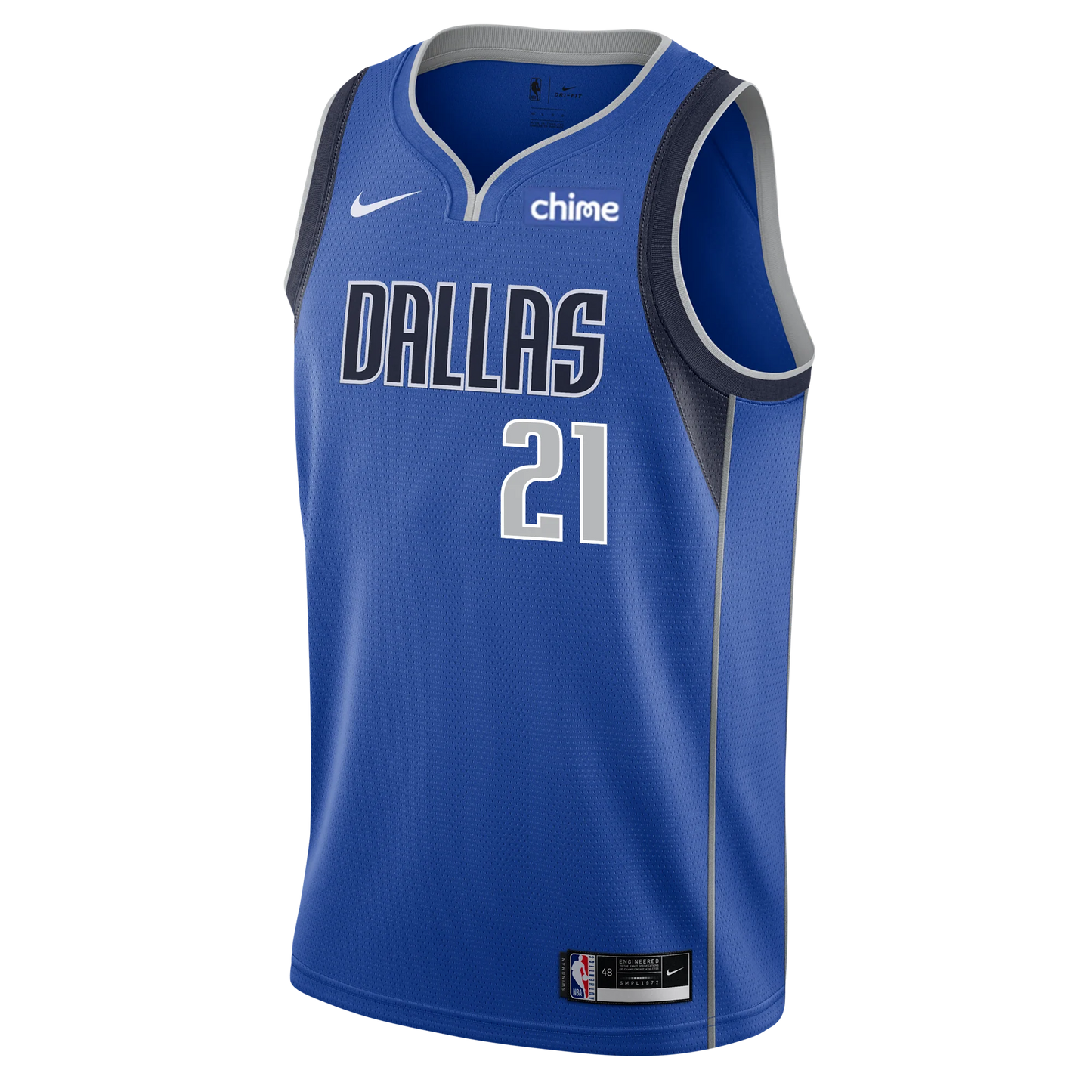 Dallas Mavericks Blue Icon Jersey Daniel Gafford #21