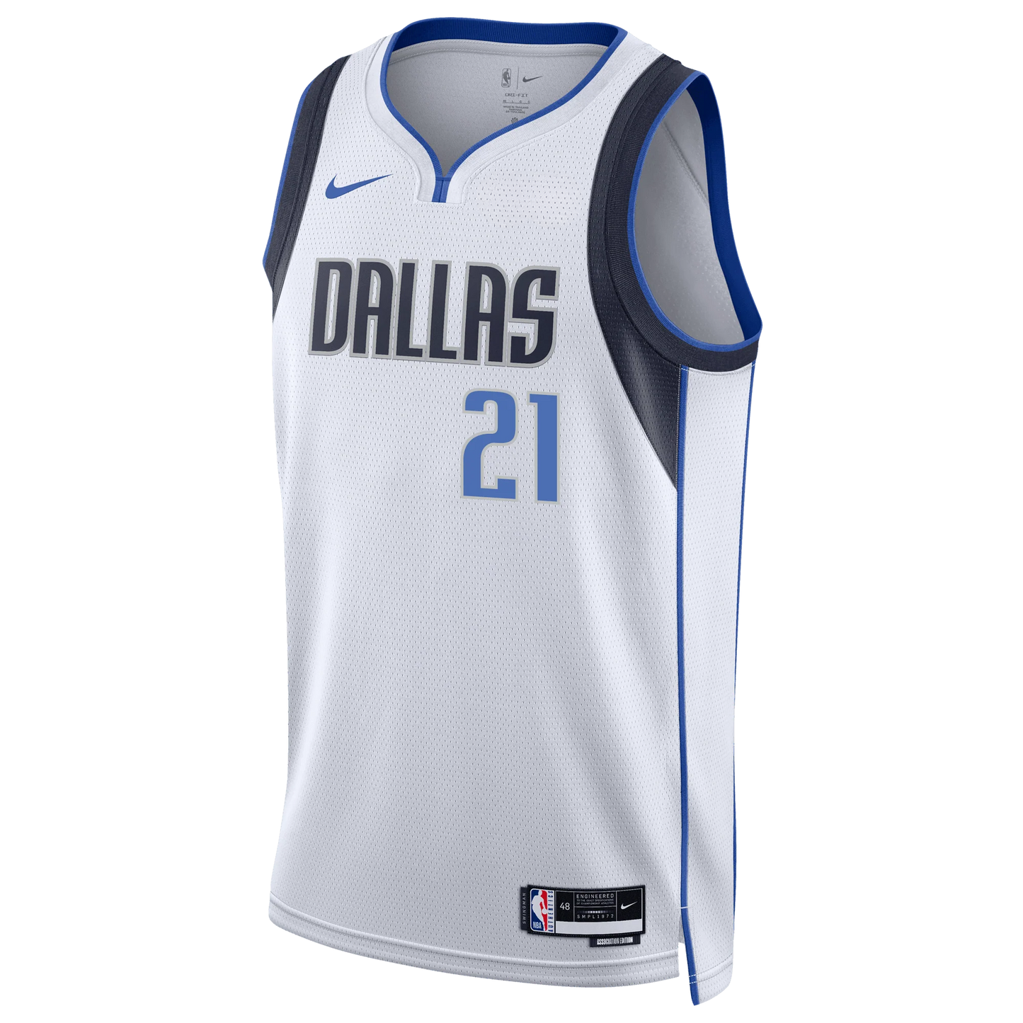 Dallas Mavericks White Association Jersey Daniel Gafford #21