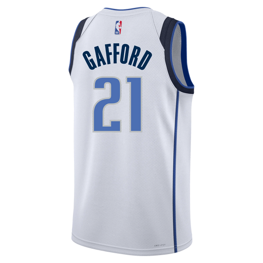 Dallas Mavericks White Association Jersey Daniel Gafford #21
