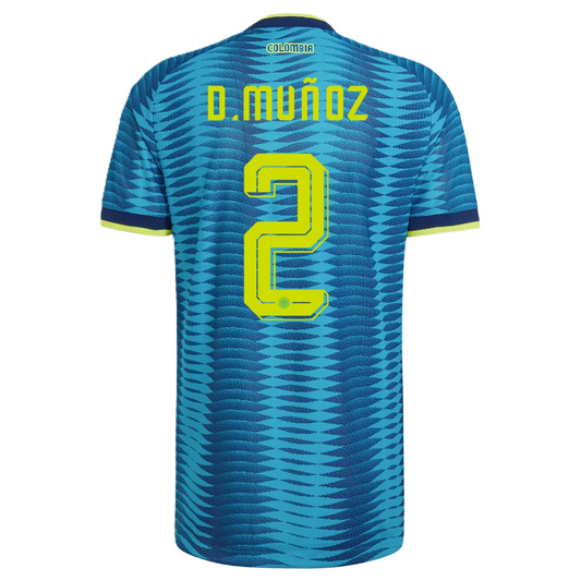 Colombia 2026 Away Jersey Daniel Muñoz #2