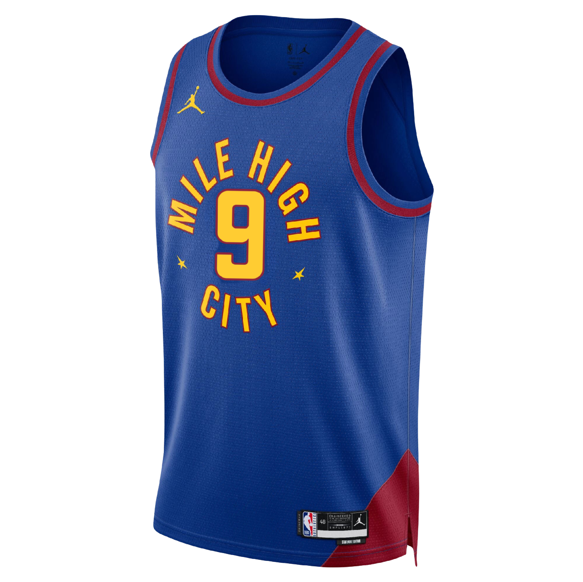 Denver Nuggets Blue Statement Jersey Dario Šarić #9