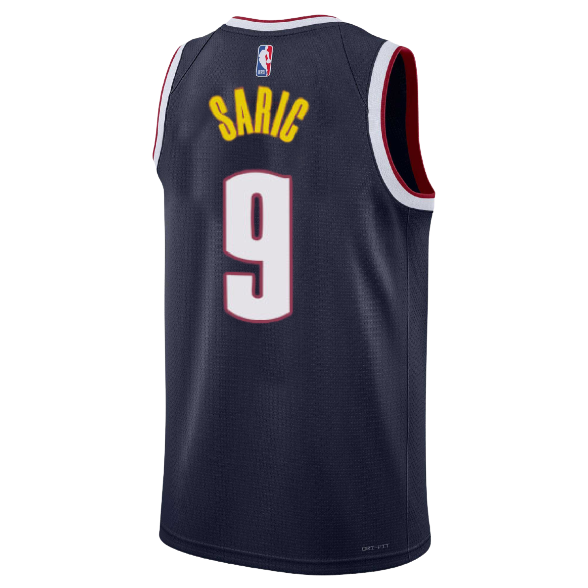 Denver Nuggets Navy Icon Jersey Dario Šarić #9