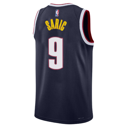 Denver Nuggets Navy Icon Jersey Dario Šarić #9