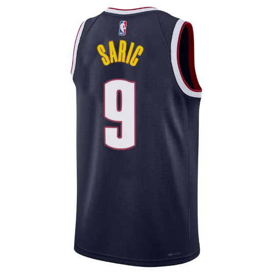 Denver Nuggets Navy Icon Jersey Dario Šarić #9
