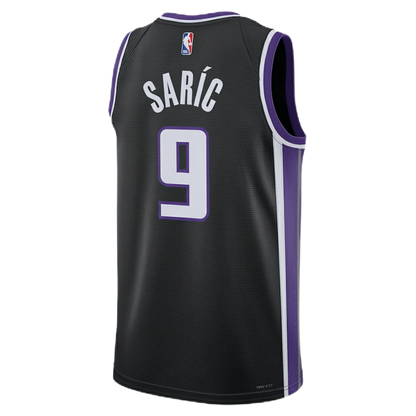 Sacramento Kings Black Icon Jersey Dario Šarić #9