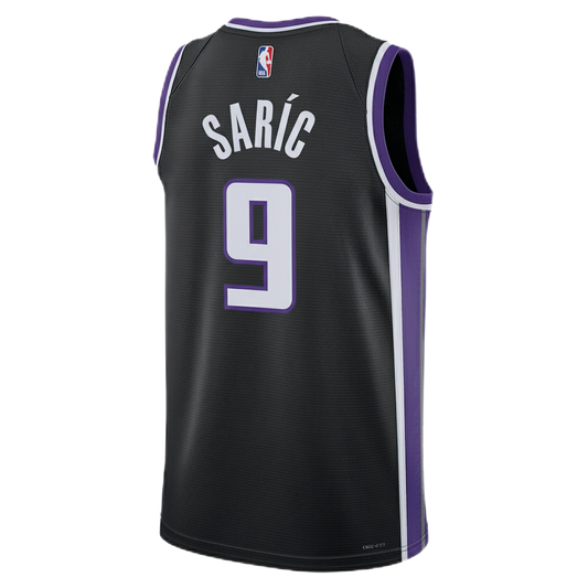 Sacramento Kings Black Icon Jersey Dario Šarić #9
