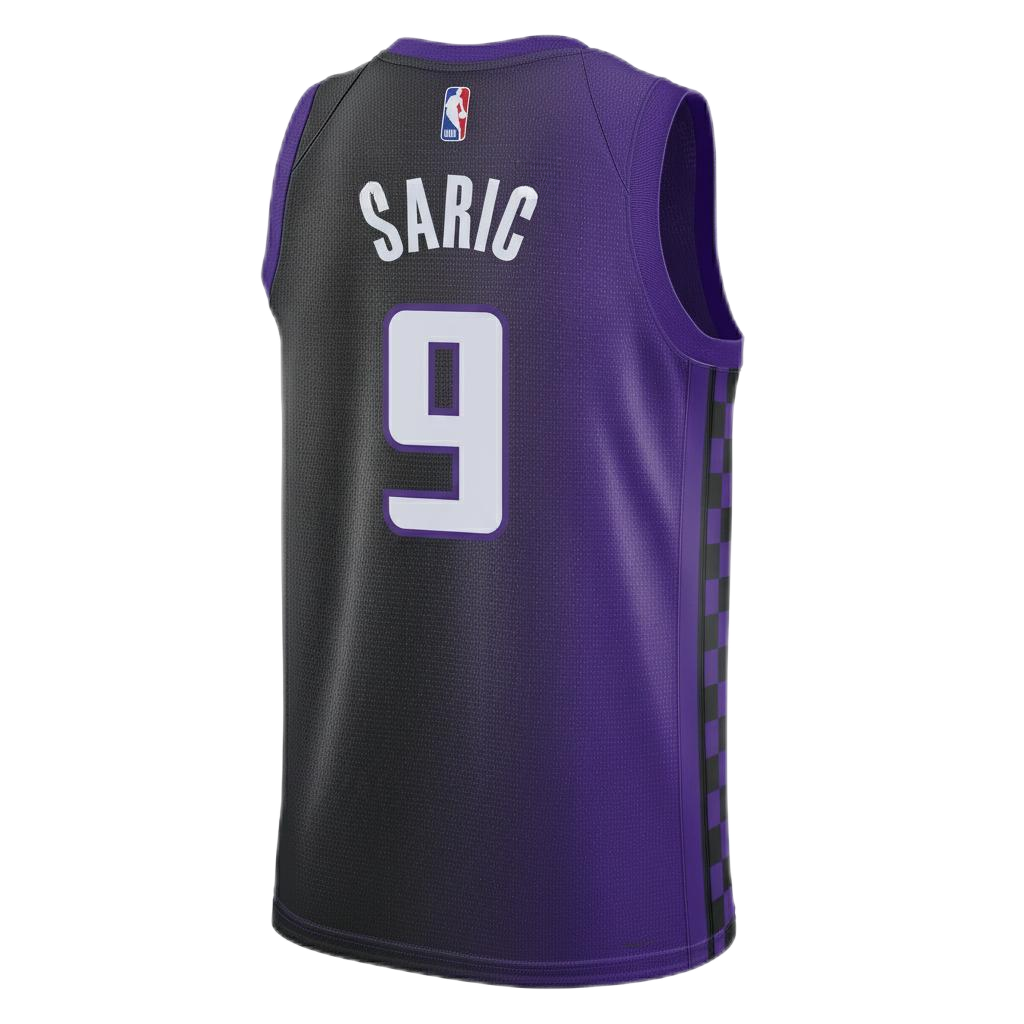Sacramento Kings Purple Statement Jersey Dario Šarić #9