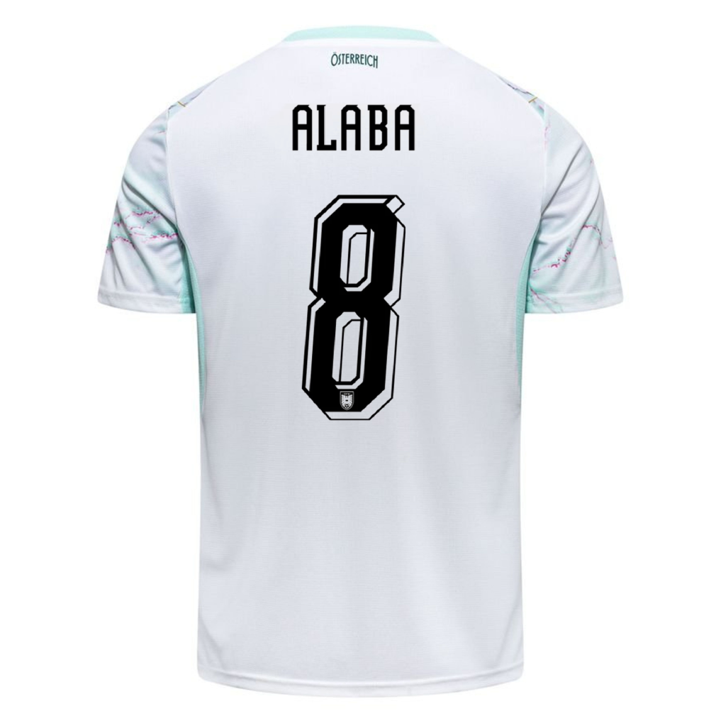 Austria 2026 Away Jersey David Alaba #8