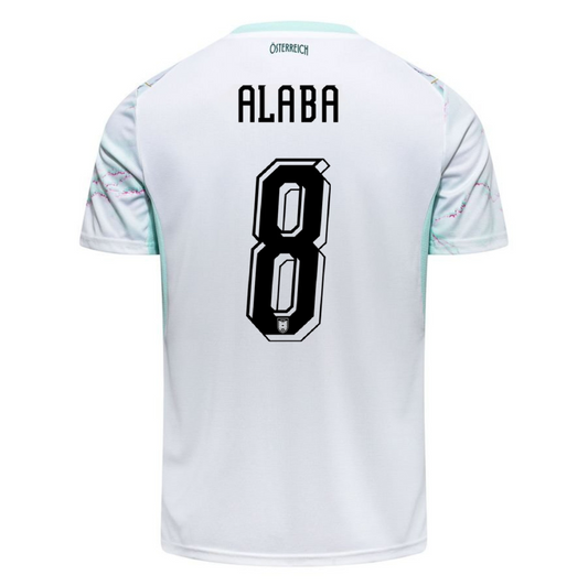 Austria 2026 Away Jersey David Alaba #8
