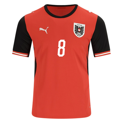Austria 2026 Home Jersey David Alaba #8