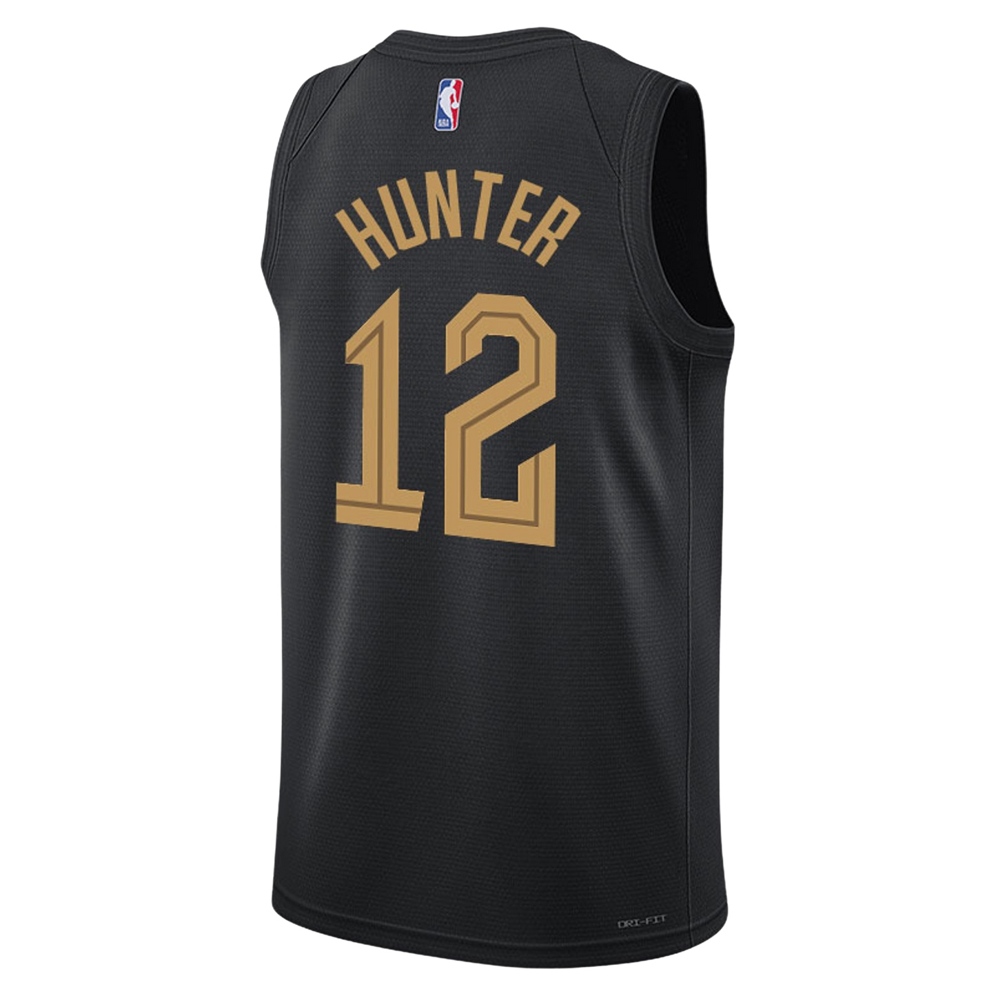 Cleveland Cavaliers Black Statement Jersey De'Andre Hunter #12