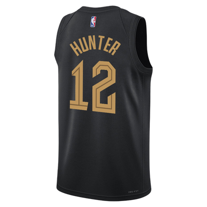 Cleveland Cavaliers Black Statement Jersey De'Andre Hunter #12