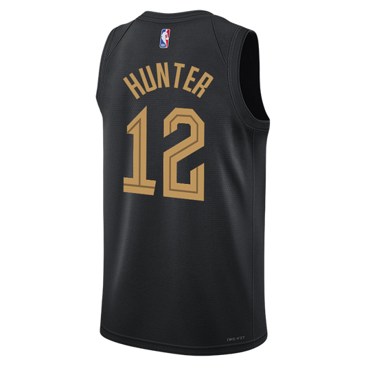 Cleveland Cavaliers Black Statement Jersey De'Andre Hunter #12