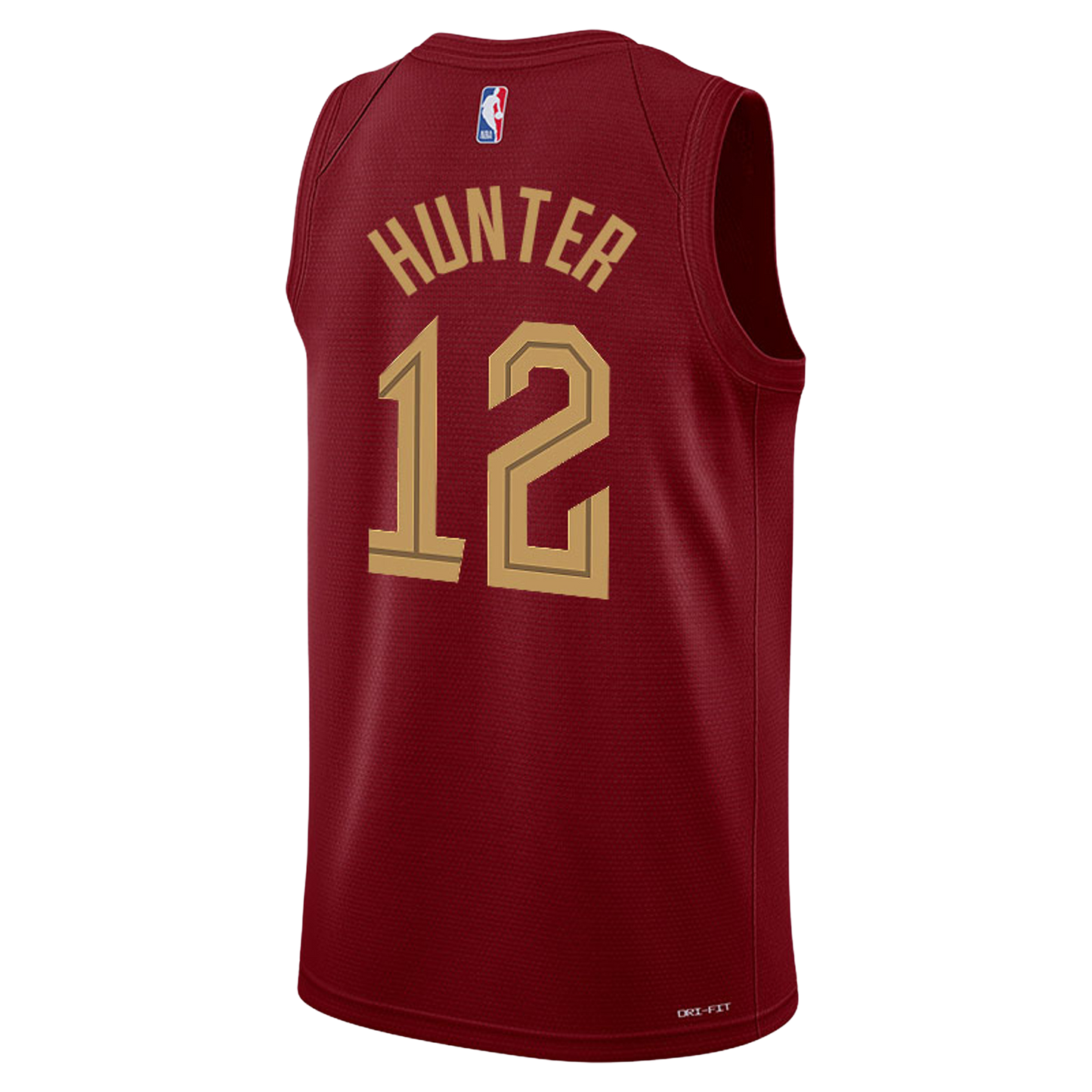 Cleveland Cavaliers Burgundy Icon Jersey De'Andre Hunter #12