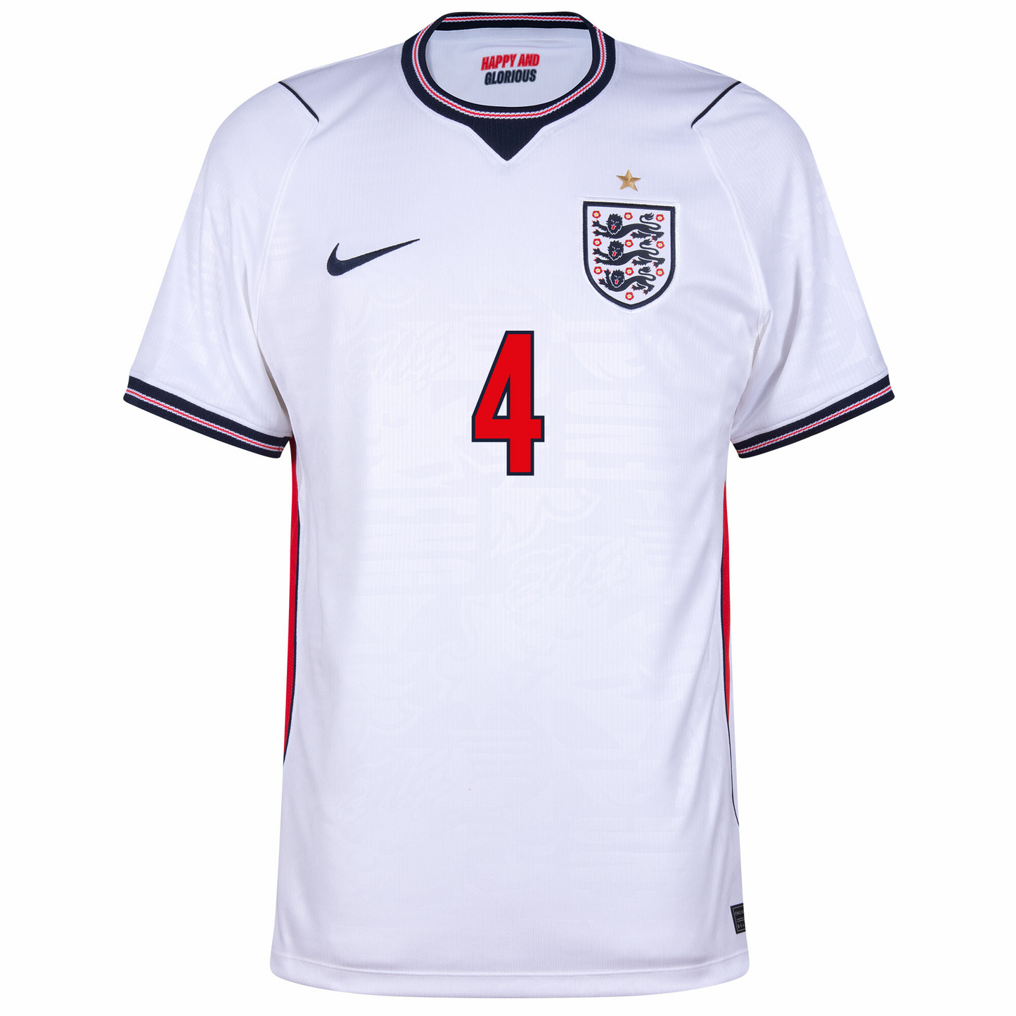 England 2026 Home Jersey Declan Rice #4
