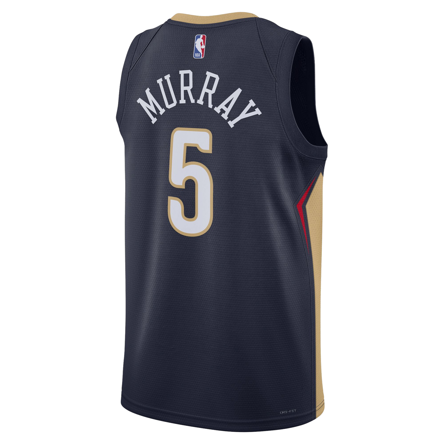 New Orleans Pelicans Navy Icon Jersey Dejounte Murray #5