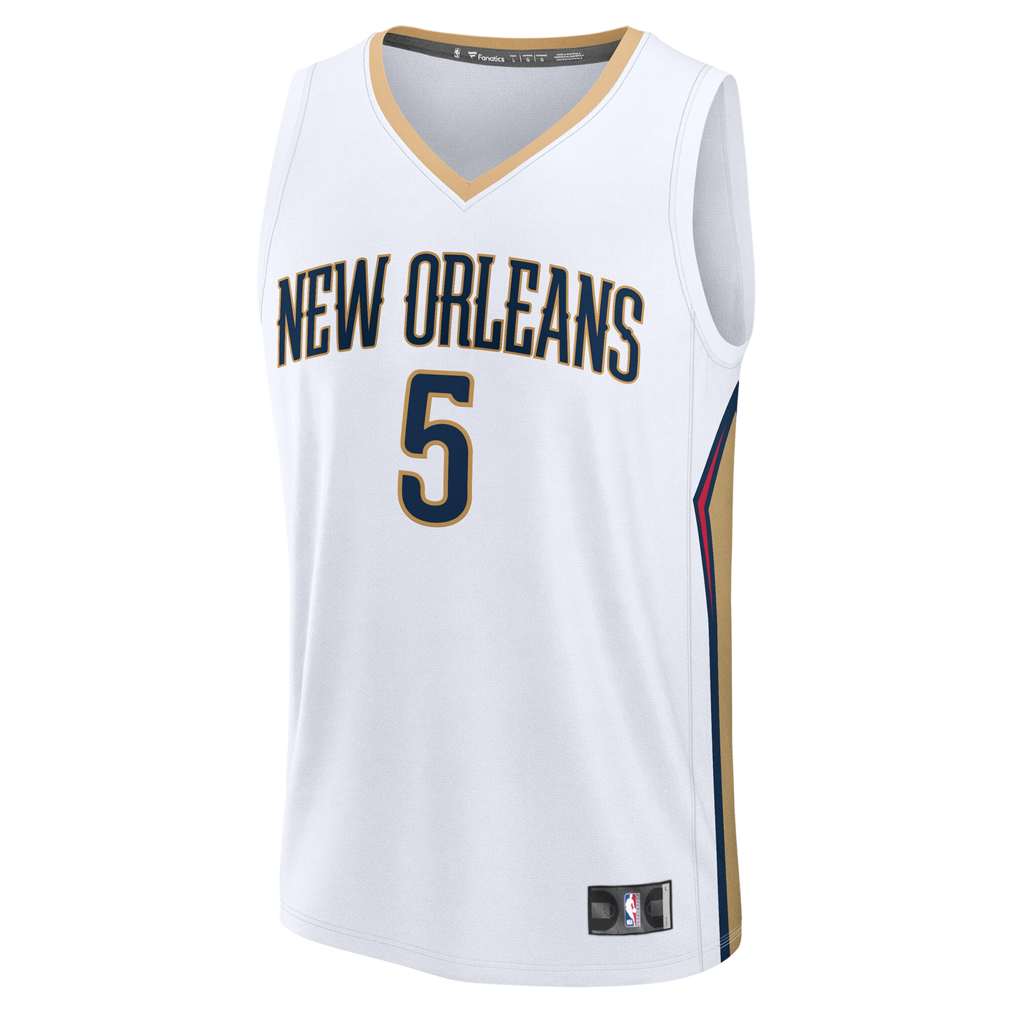 New Orleans Pelicans White Association Jersey Dejounte Murray #5