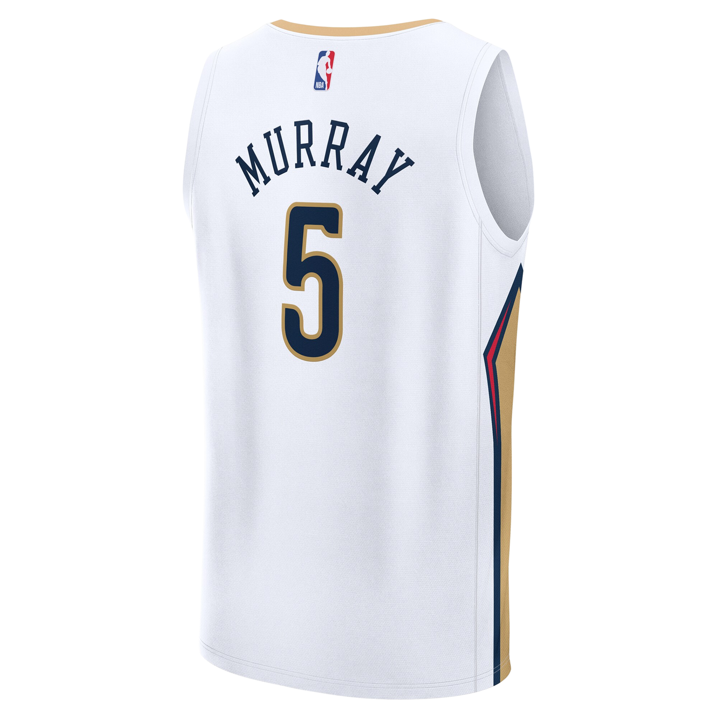 New Orleans Pelicans White Association Jersey Dejounte Murray #5