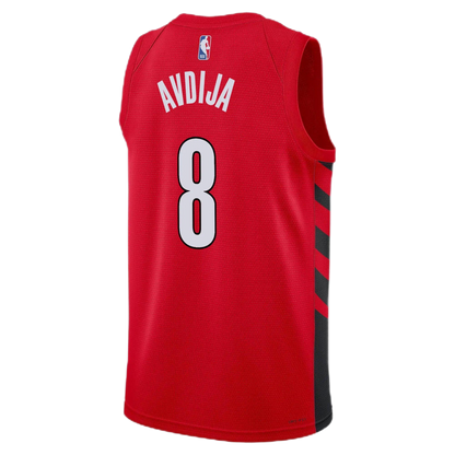 Portland Trail Blazers Red Statement Jersey Deni Avdija #8