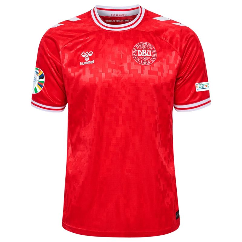 Denmark 2024 Home Jersey front