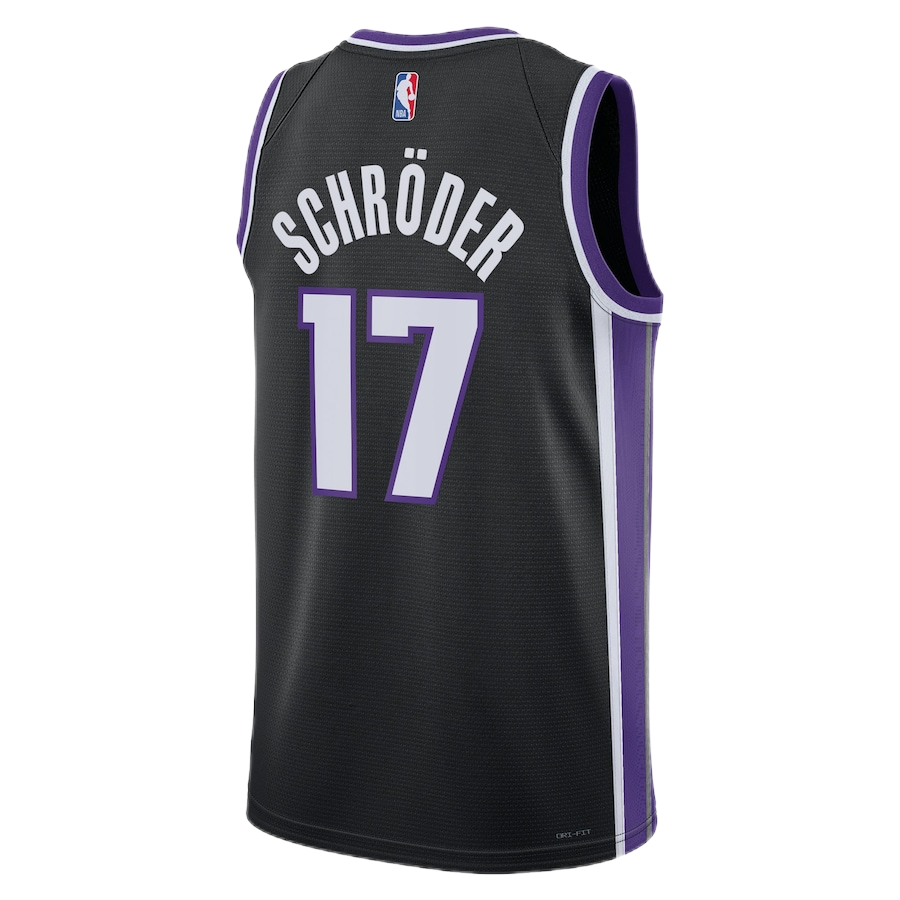 Sacramento Kings Black Icon Jersey Dennis Schröder #17